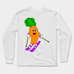 Carrot Skier Ski Long Sleeve T-Shirt